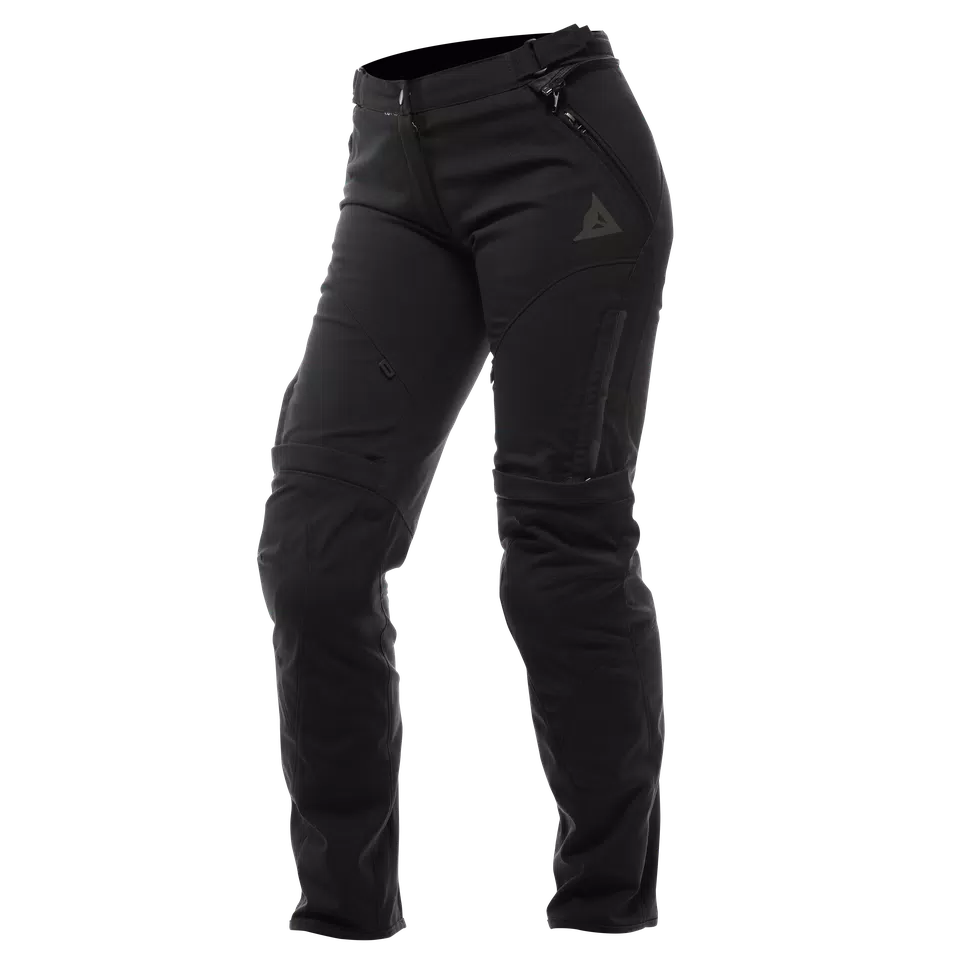 DRAKE 2 AIR - WOMEN'S SUMMER MOTORCYCLE PANTS IN FABRIC - BLACK/BLACK - 1