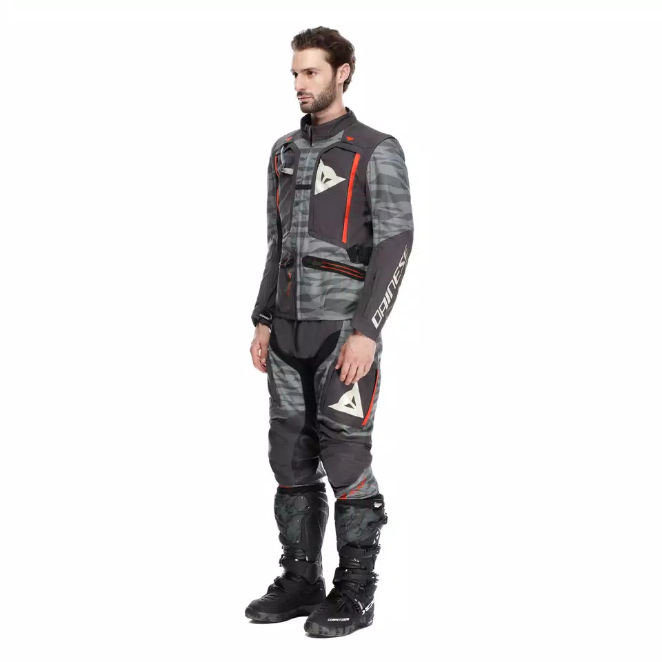 STERRATO - HEREN TEXTIEL OFF-ROAD MOTORFIETS JAS - EBONY/DESERT SAGE - 4