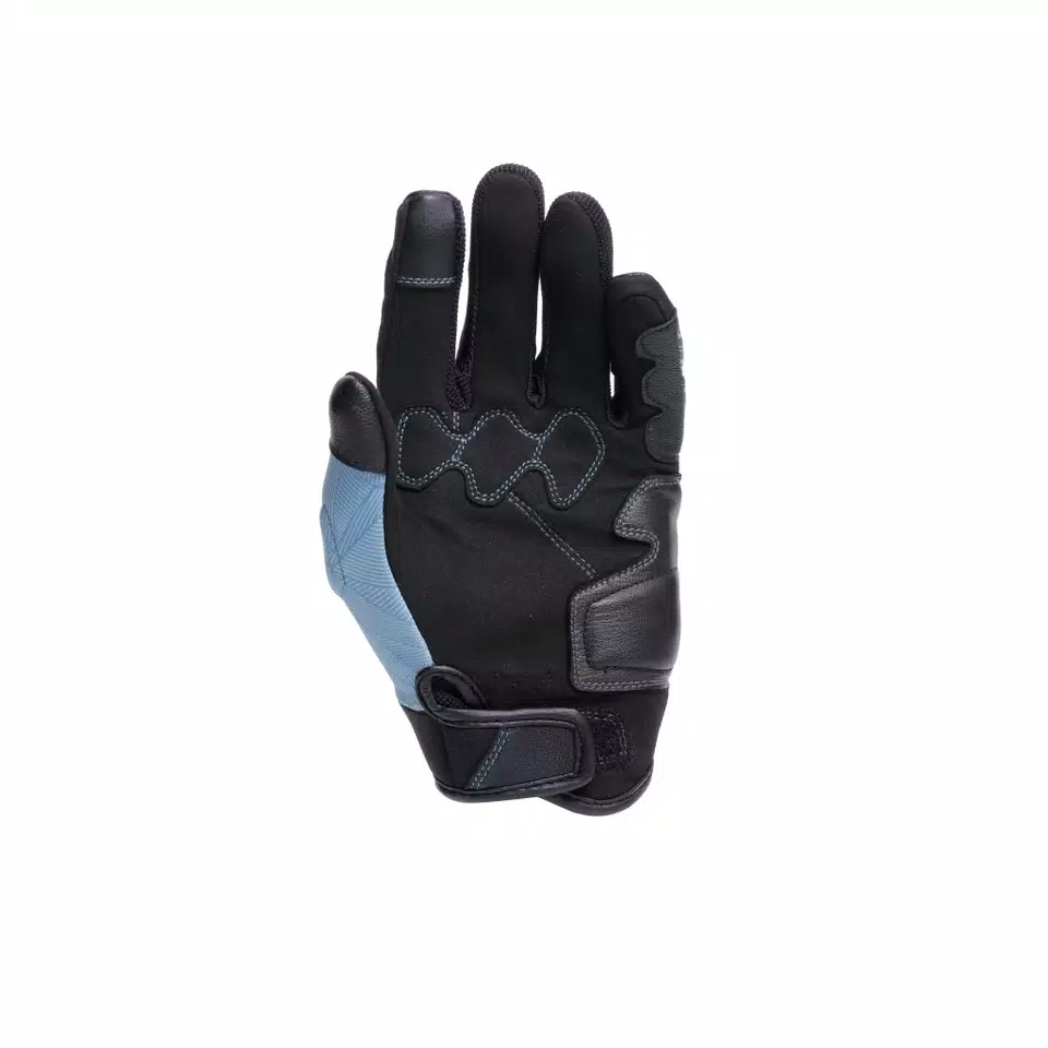ERMEX - WOMEN'S SUMMER MOTORCYCLE GLOVES - BLACK/BLUE MIRAGE - 3