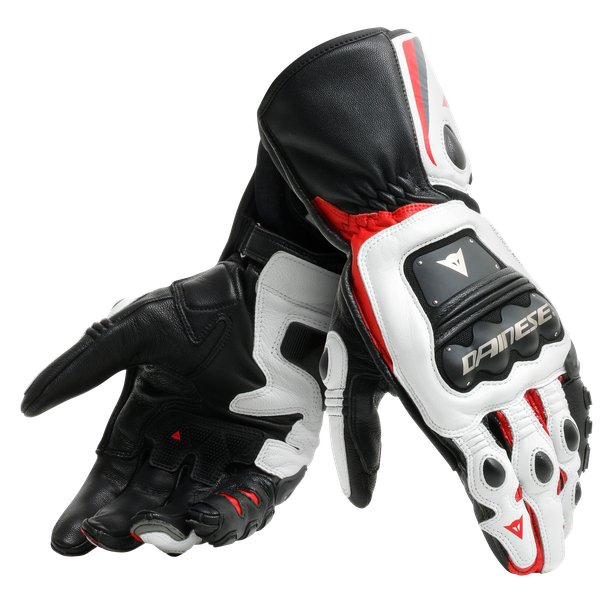 steel-pro-gloves-black-white-red image number 0