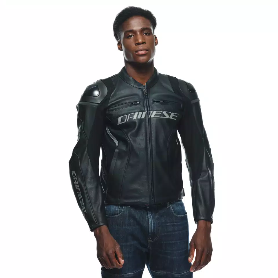 格安人気 MOTORCYCLE MEN'S - 4 RACING LEATHER BLACK/BLACK | JACKET バイクウェア・装備