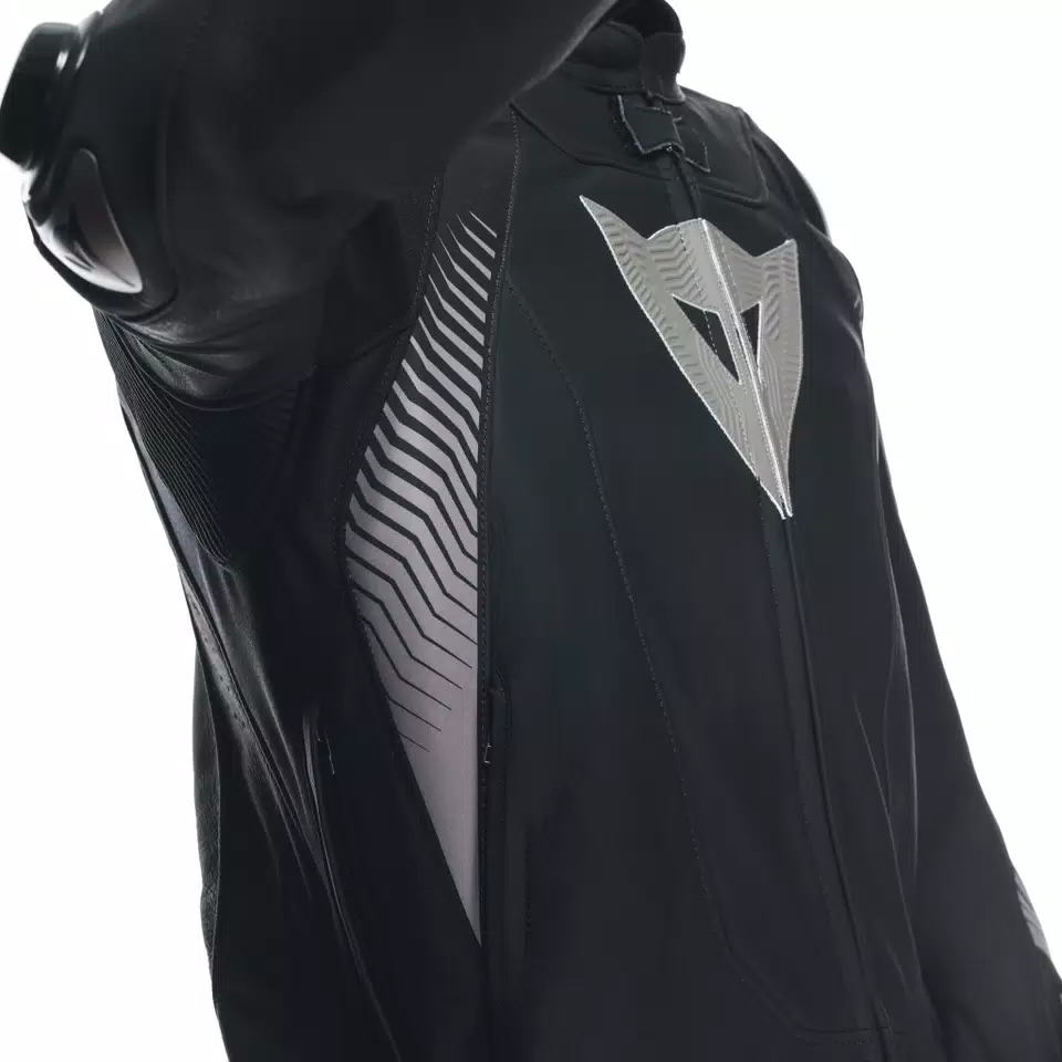 SUPER SPEED 4 - GIACCA MOTO IN PELLE UOMO - BLACK-MATT/CHARCOAL-GRAY - 12