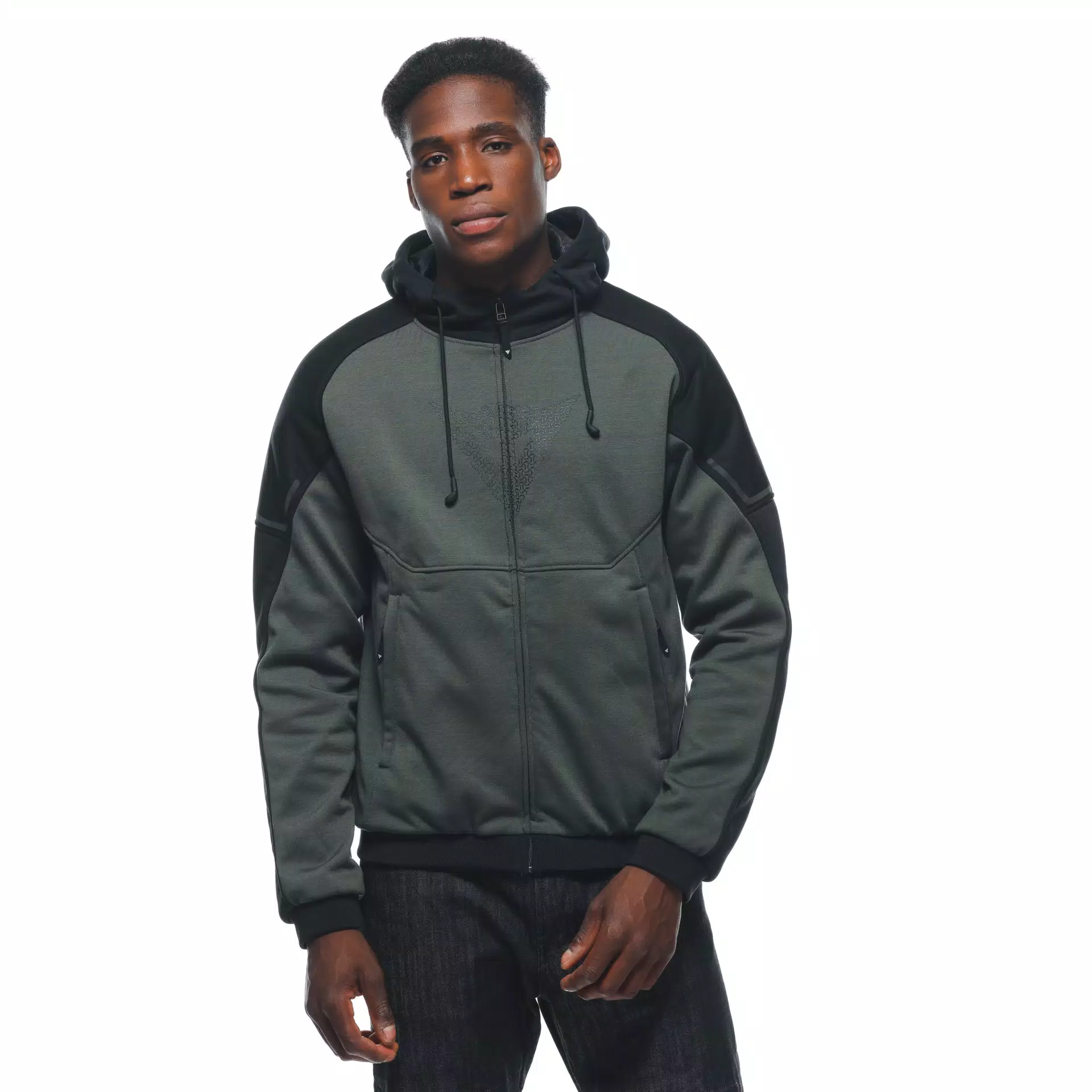 DAEMON-X SAFETY HOODIE - GIACCA MOTO IN TESSUTO UOMO