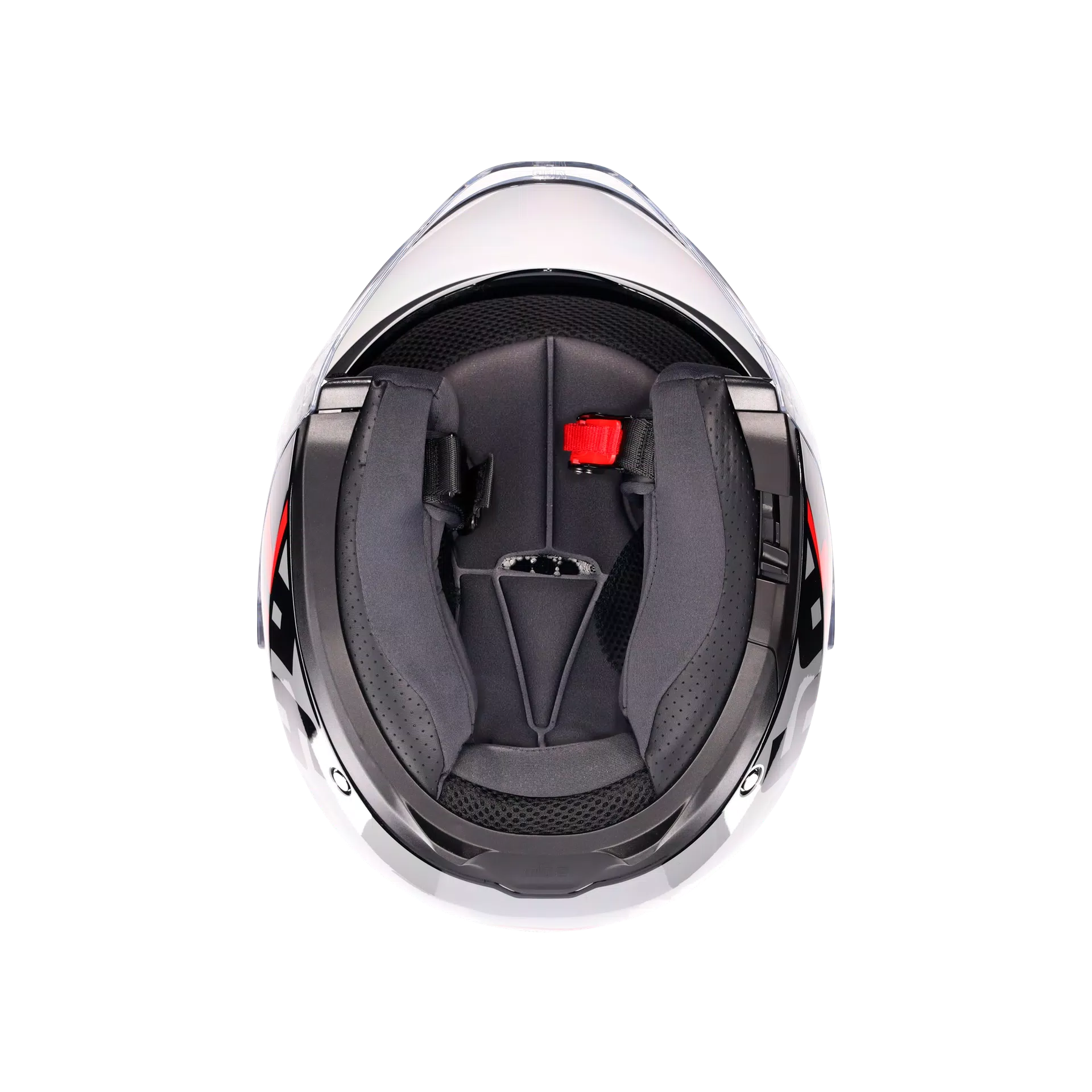 IRIDES MOTORBIKE OPEN FACE HELMET E2206 - VALENZA MATT GREY/BLACK/RED