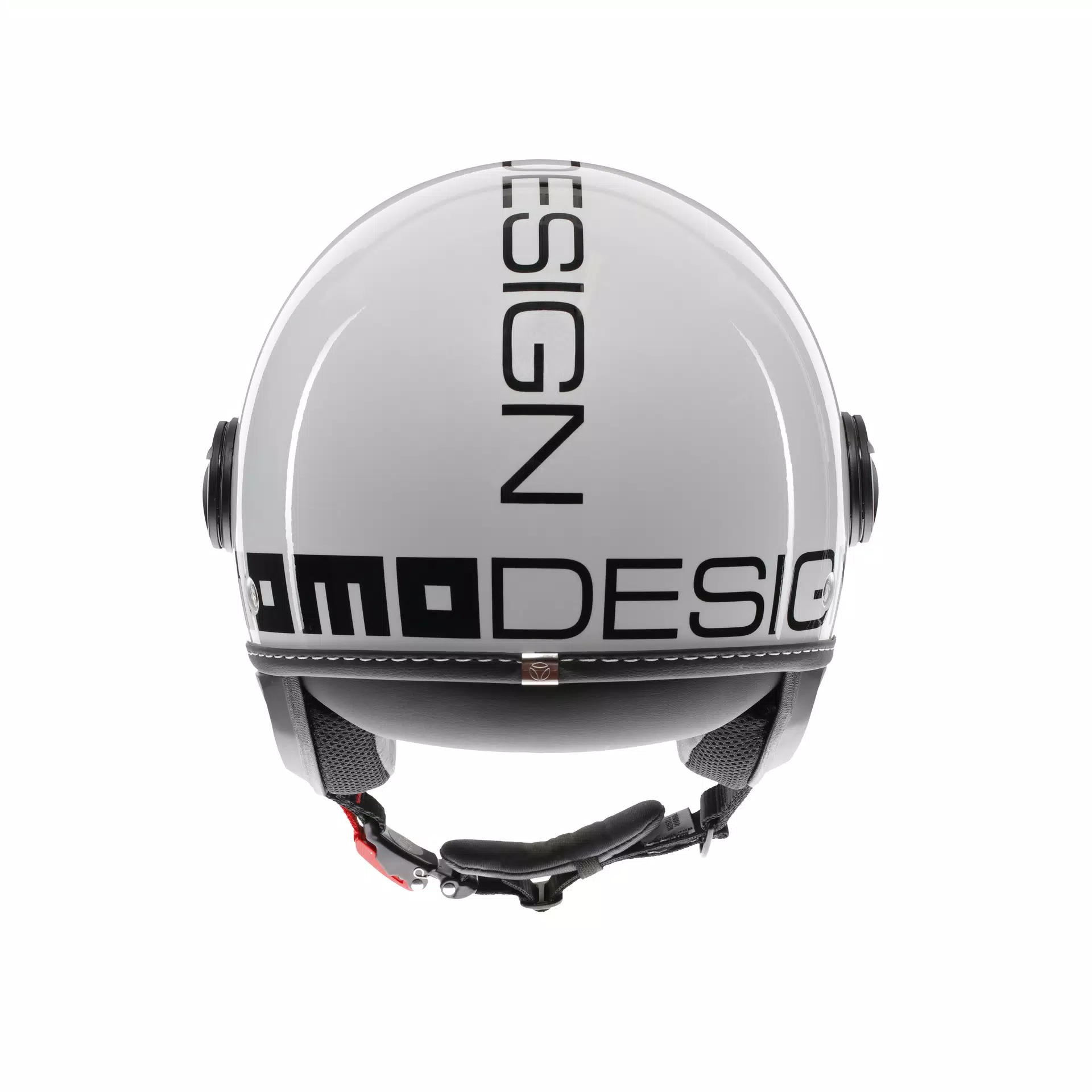 MOMODESIGN FGTR EVO WEISS QUARZ / SCHWARZ - JET-HELM MIT DOPPELVISIER E2206