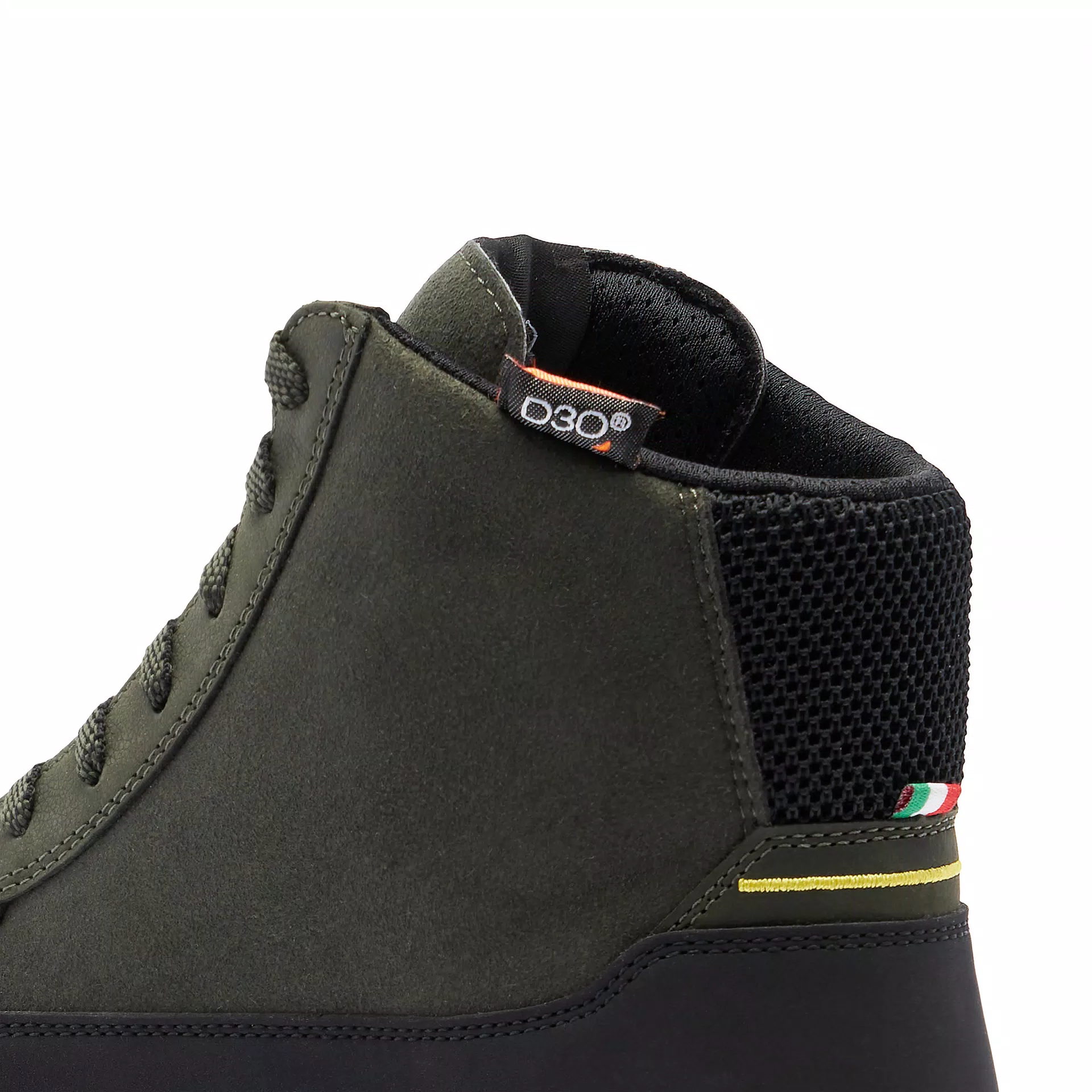 MOOD 2 GORE-TEX&reg; WATERPROOF MOTORCYCLE SHOES MEN - GREEN/BLACK/YELLOW