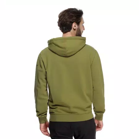SPEED DEMON - FULL-ZIP 100% COTTON HOODIE - OLIVE BRANCH - 4