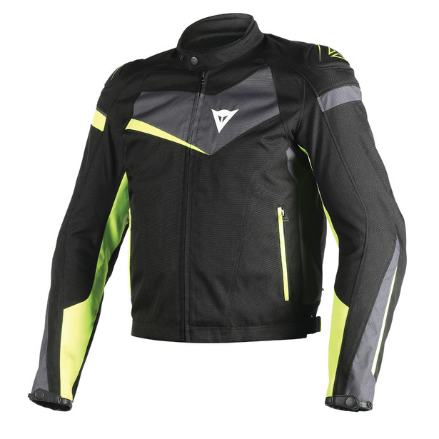 veloster-tex-jacket-black-ebony-fluo-yellow image number 0