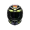 K6 S ERAZER BLACK/RED/YELLOW FLUO - MOTORBIKE FULL FACE HELMET DOT (E2206)