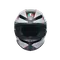 K6 S FLASH MATT BLACK/GREY/RED - CASCO MOTO INTEGRAL E2206