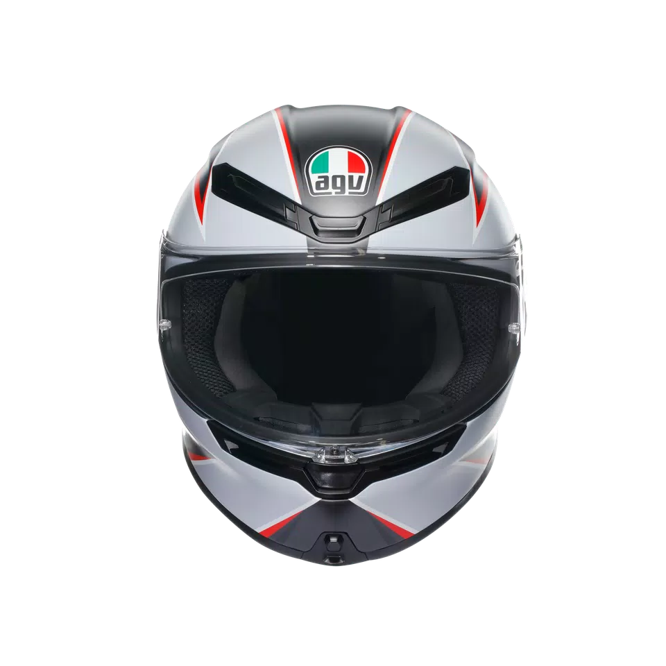 K6 S FLASH MATT BLACK/GREY/RED - CASCO MOTO INTEGRAL E2206 -  - 2