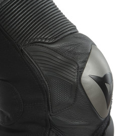 MISANO 2 LADY D-AIR® PERF. 1PC SUIT BLACK/BLACK/WHITE- Women Leather Suits