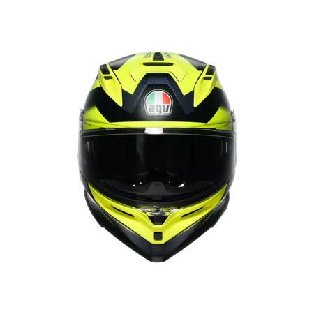 K7 AGV E2206 MPLK - GLIMPSE  MATT BLACK/YELLOW FLUO -  - 2