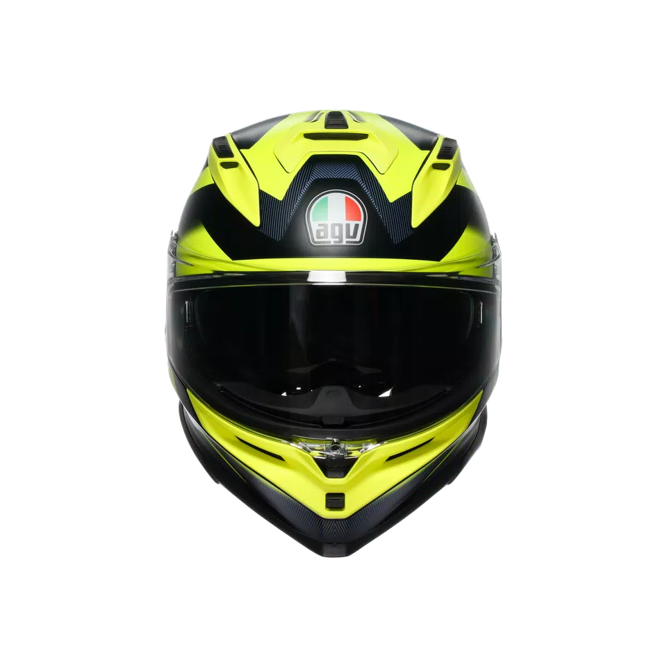 K7 AGV E2206 MPLK - GLIMPSE MATT BLACK/YELLOW FLUO -  - 2