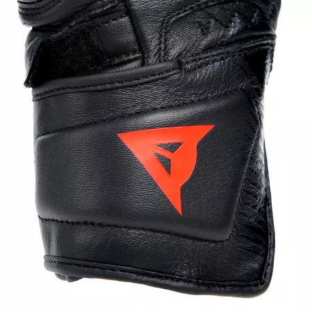 CARBON 4 - WOMEN'S MOTORCYCLE LONG LEATHER GLOVES - BLACK/BLACK/WHITE - 6
