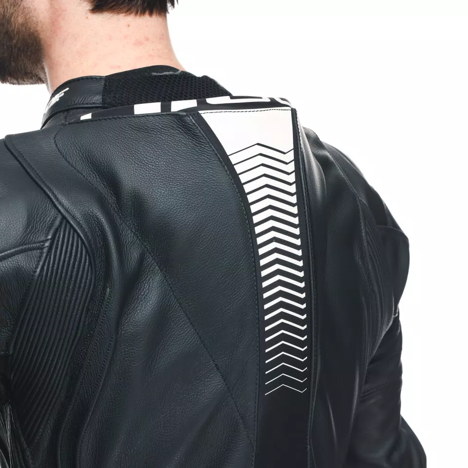 LAGUNA SECA 5 - TUTA MOTO DIVISIBILE IN PELLE CONFORMATA UOMO - BLACK/BLACK/WHITE - 6