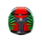 K3 KAMALEON BLACK/RED/GREEN - MOTORRAD INTEGRAL-HELM E2206