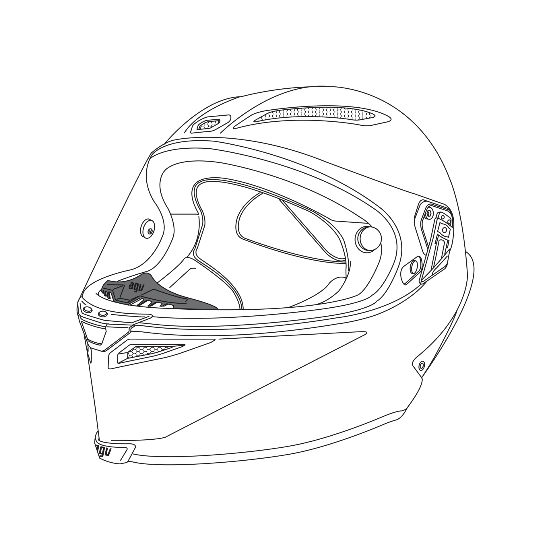 NOSE GUARD PISTA GP RR/PISTA GP R/CORSA R