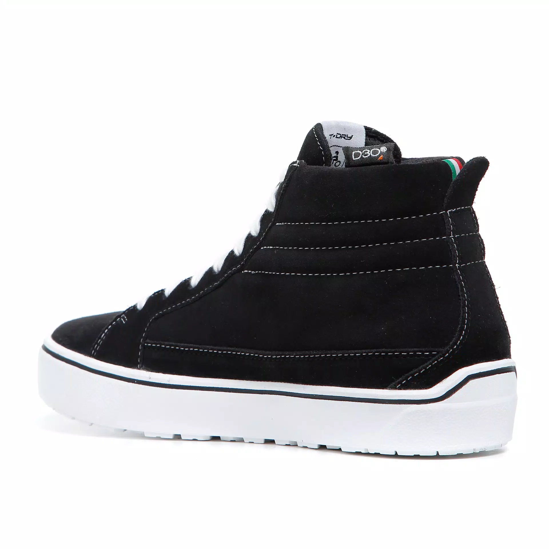 STREET 3 WP SNEAKER MOTO IMPERMEABILI UOMO - NERO/BIANCO