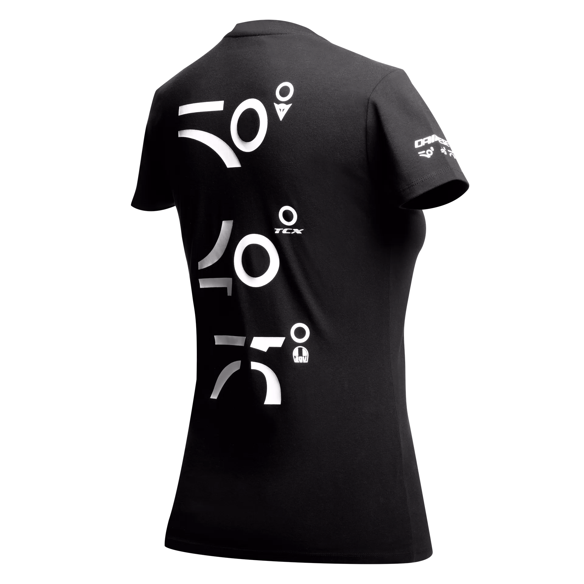 50 ANNIVERSARIO T SHIRT DONNA BLACK Dainese