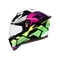 K1 S PUNKPULSE BLACK/PURPLE/LIME - MOTORBIKE FULL FACE HELMET DOT (E2206)
