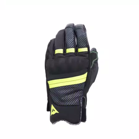 FULMINE D-DRY® - MEN'S WATERPROOF MOTORCYCLE GLOVES - BLACK/YELLOW FLUO/DARK GREY - 1