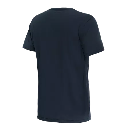 GEOMETRICA - MEN'S CREWNECK T-SHIRT - CARBON/WHITE STRIPES - 2