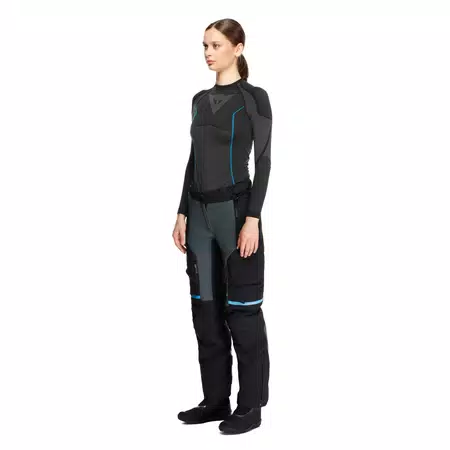 MANGEN ABSØLUTESHELL™ PRO - DAMES TOURBROEK VOOR MOTORFIETSEN - EBONY/BLACK - 4