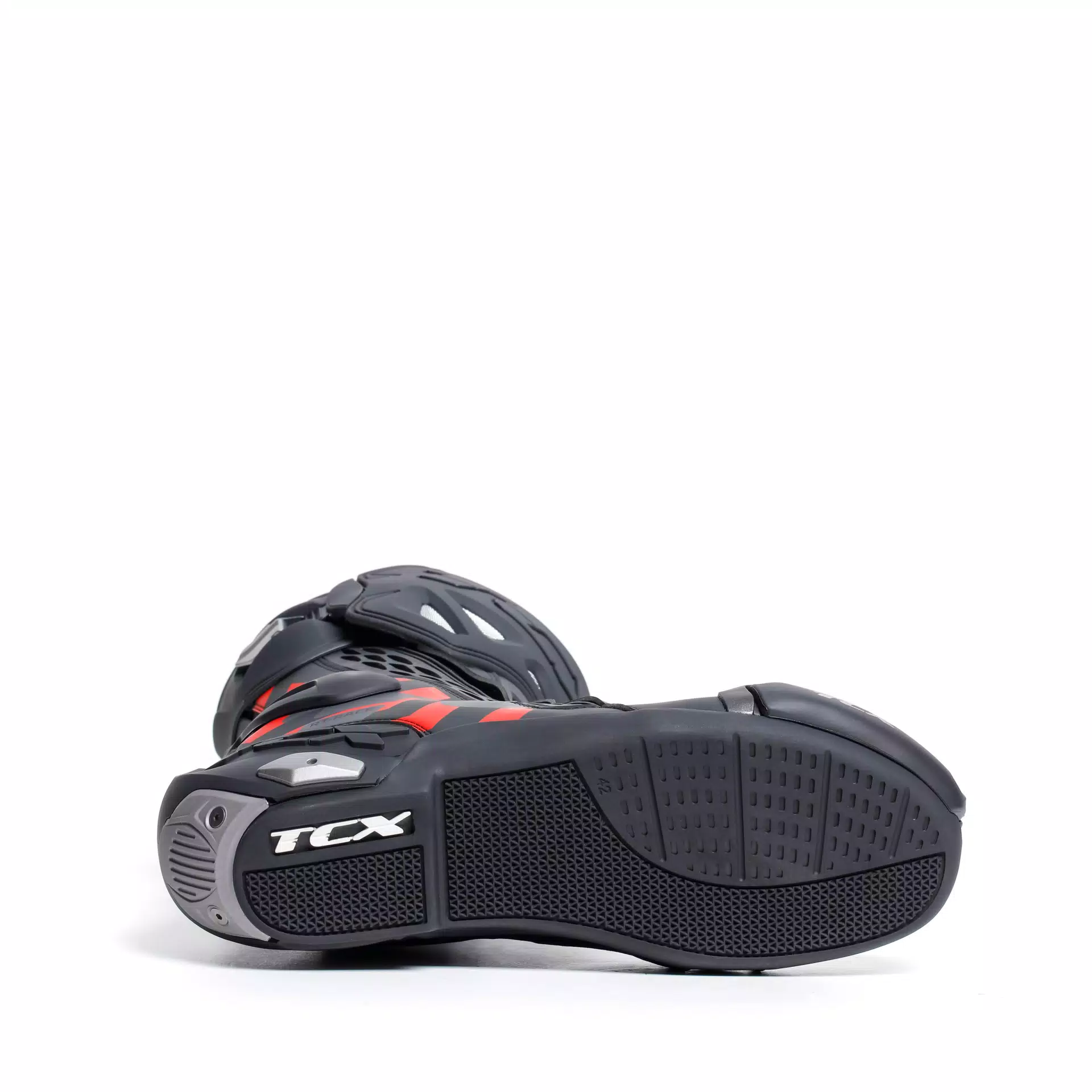 RT-RACE STIVALI MOTO UOMO - NERO/ROSSO