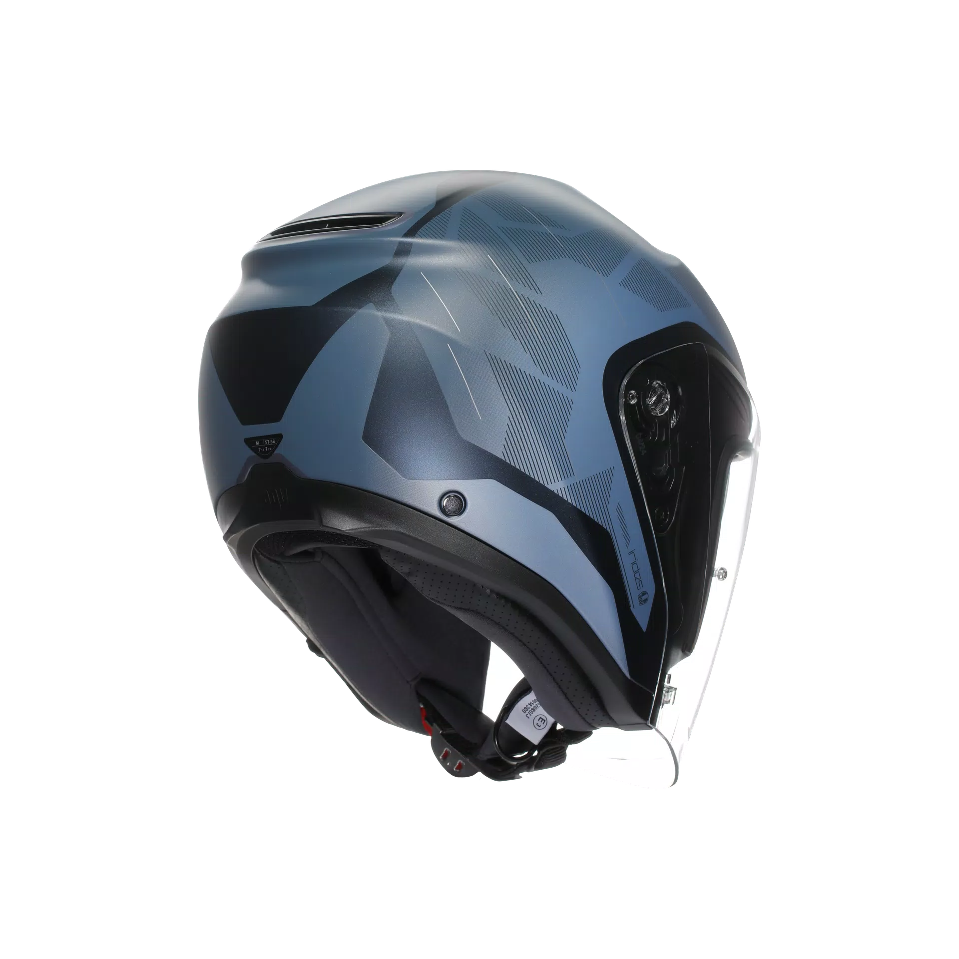 IRIDES AGV E2206 - TRIESTE MATT BLUE/GREY