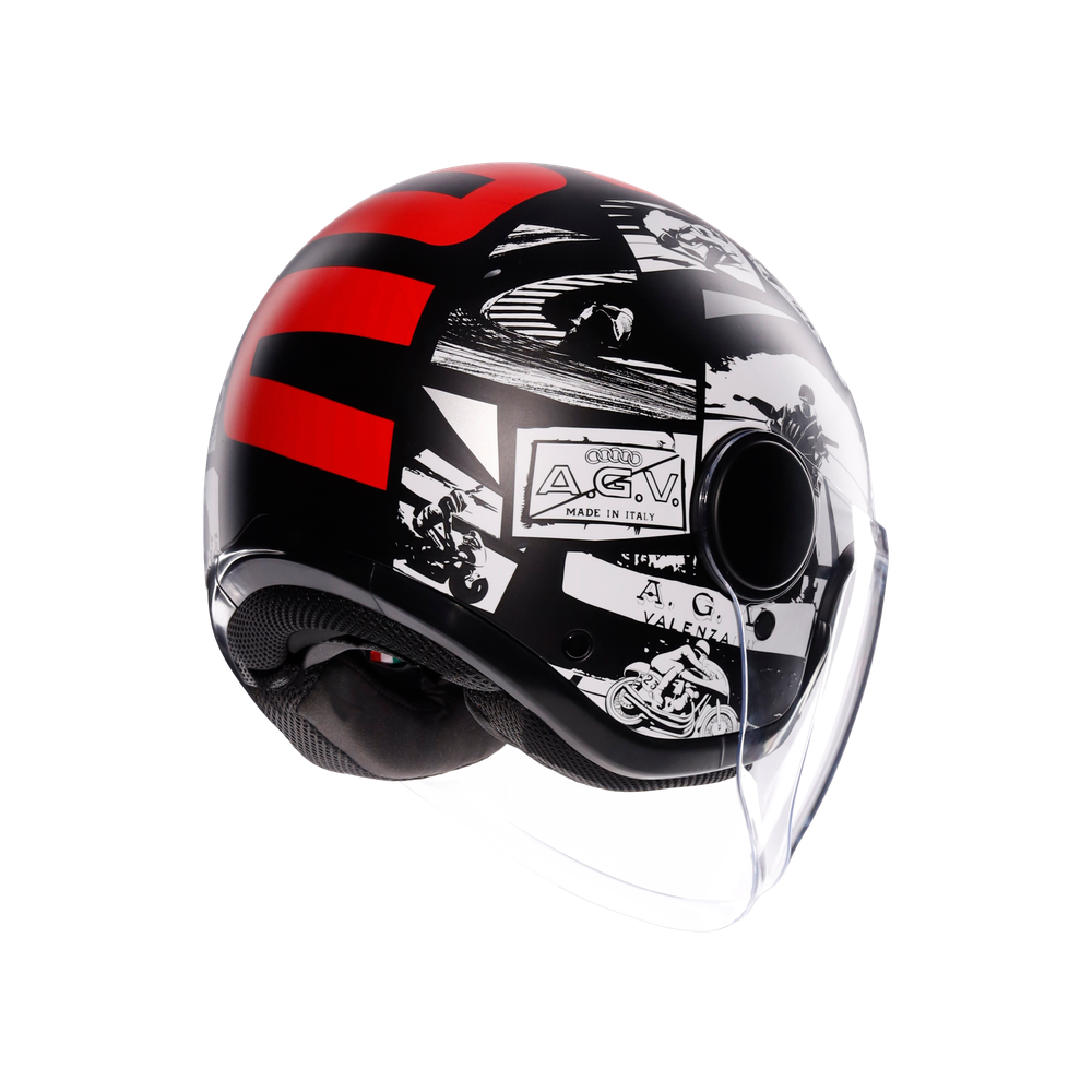 eteres-history-matt-black-white-red-casco-moto-jet-e2206 image number 5