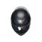 K6 S MATT BLACK - MOTORBIKE FULL FACE HELMET E2206