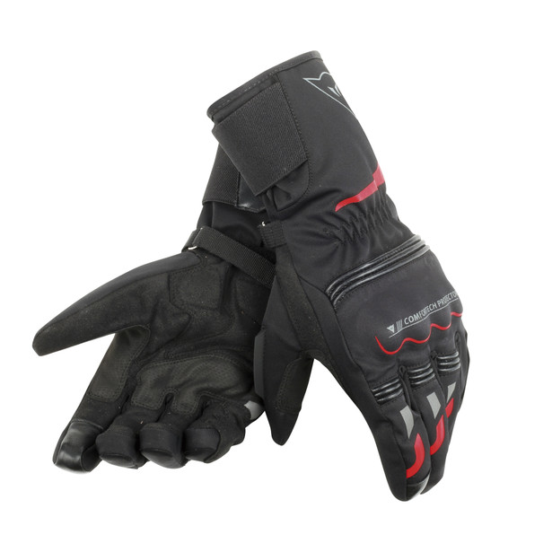 tempest-unisex-d-dry-long-gloves-black-red image number 0