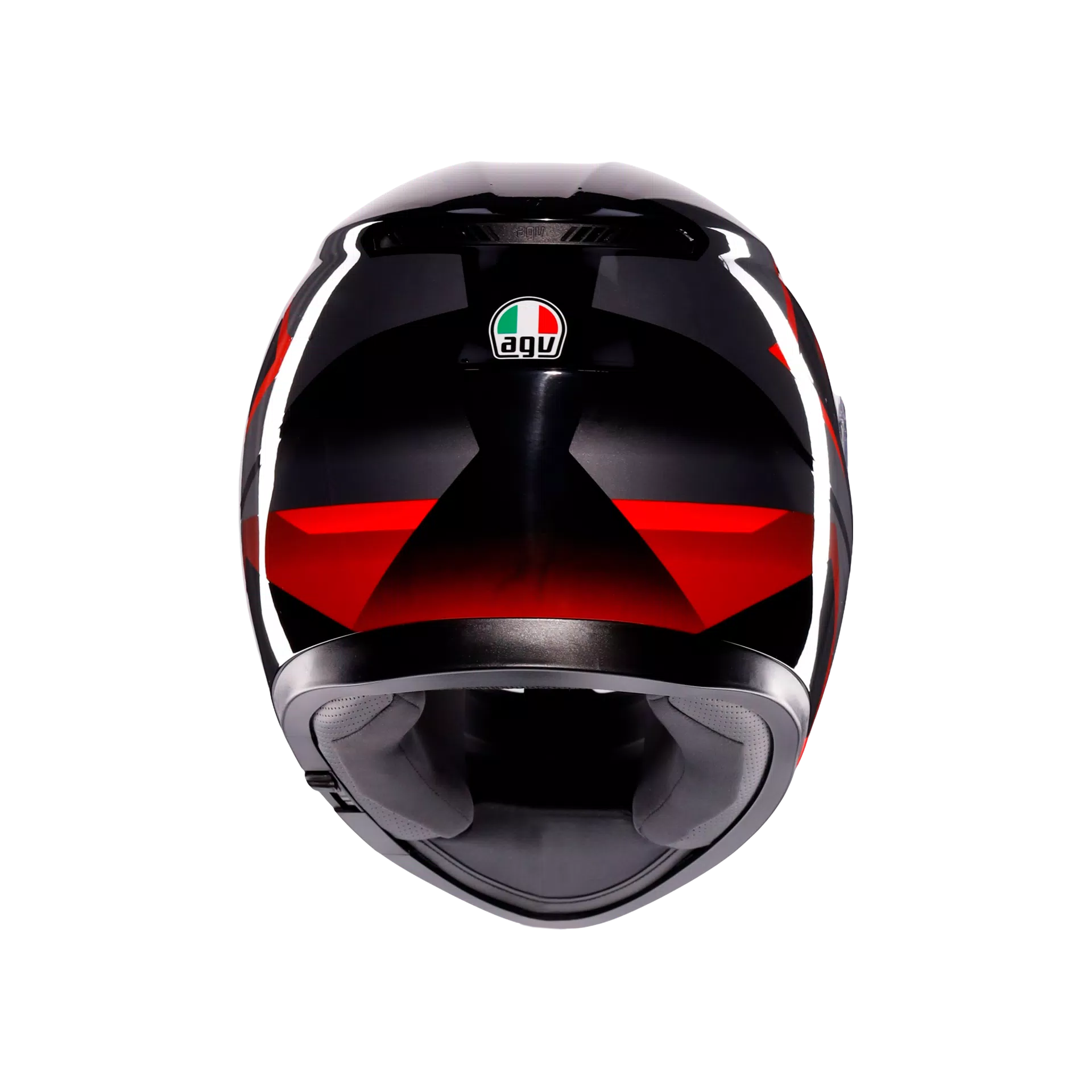 K3 STRIGA BLACK/GREY/RED - CASQUE MOTO INTÉGRAL E2206