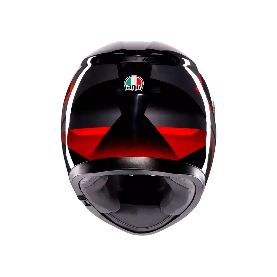 K3 STRIGA BLACK/GREY/RED - CASQUE MOTO INTÉGRAL E2206 -  - 5