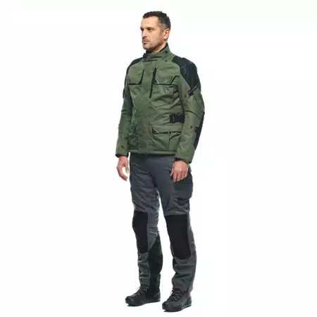 LADAKH 3L D-DRY® - MEN'S WATERPROOF MOTORCYCLE JACKET - ARMY-GREEN/BLACK - 4