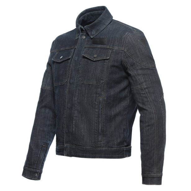 denim-tex-giacca-moto-in-tessuto-uomo-blue image number 0