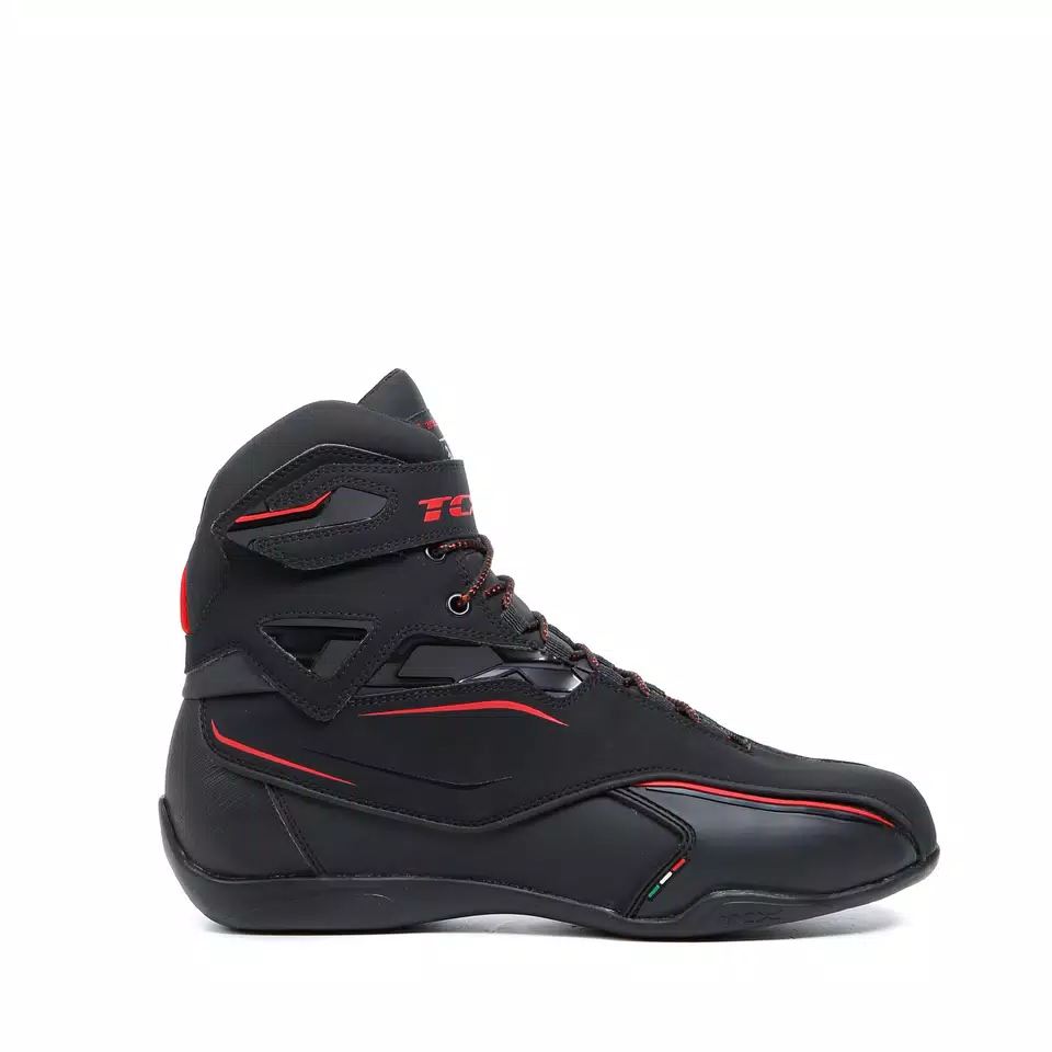 ZETA WP WASSERFESTE MOTORRADSCHUHE - SCHWARZ/ROT -  - 2