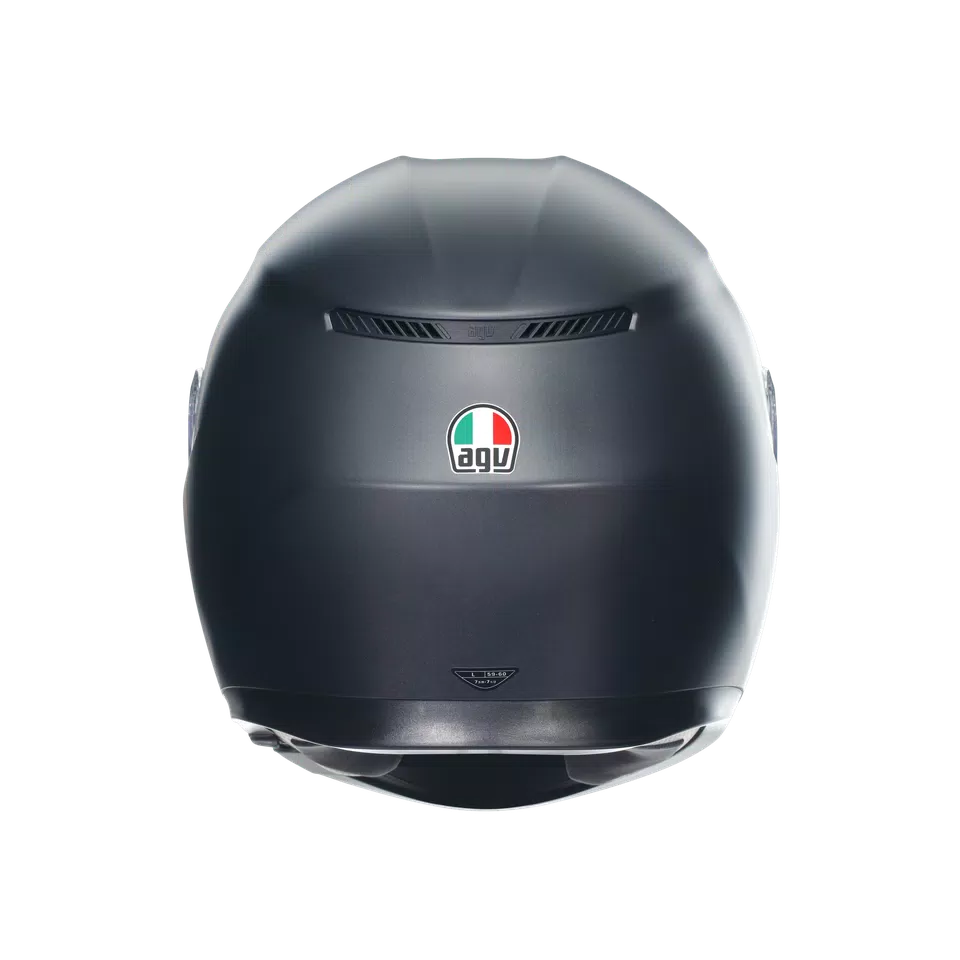 K3 MATT BLACK - MOTORBIKE FULL FACE HELMET E2206 -  - 5