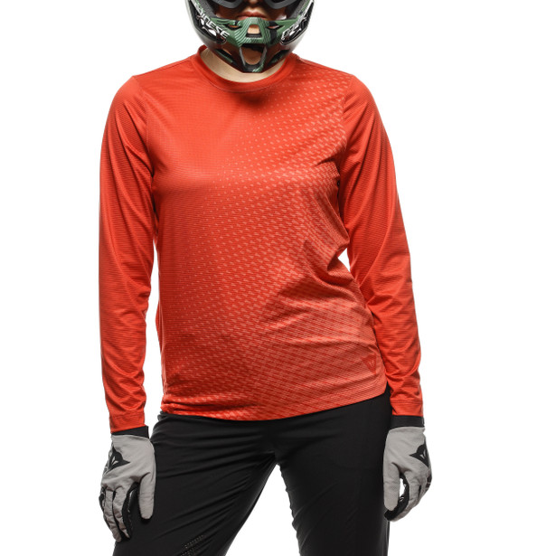 hg-aer-jersey-ls-women-s-long-sleeve-bike-t-shirt-red image number 3