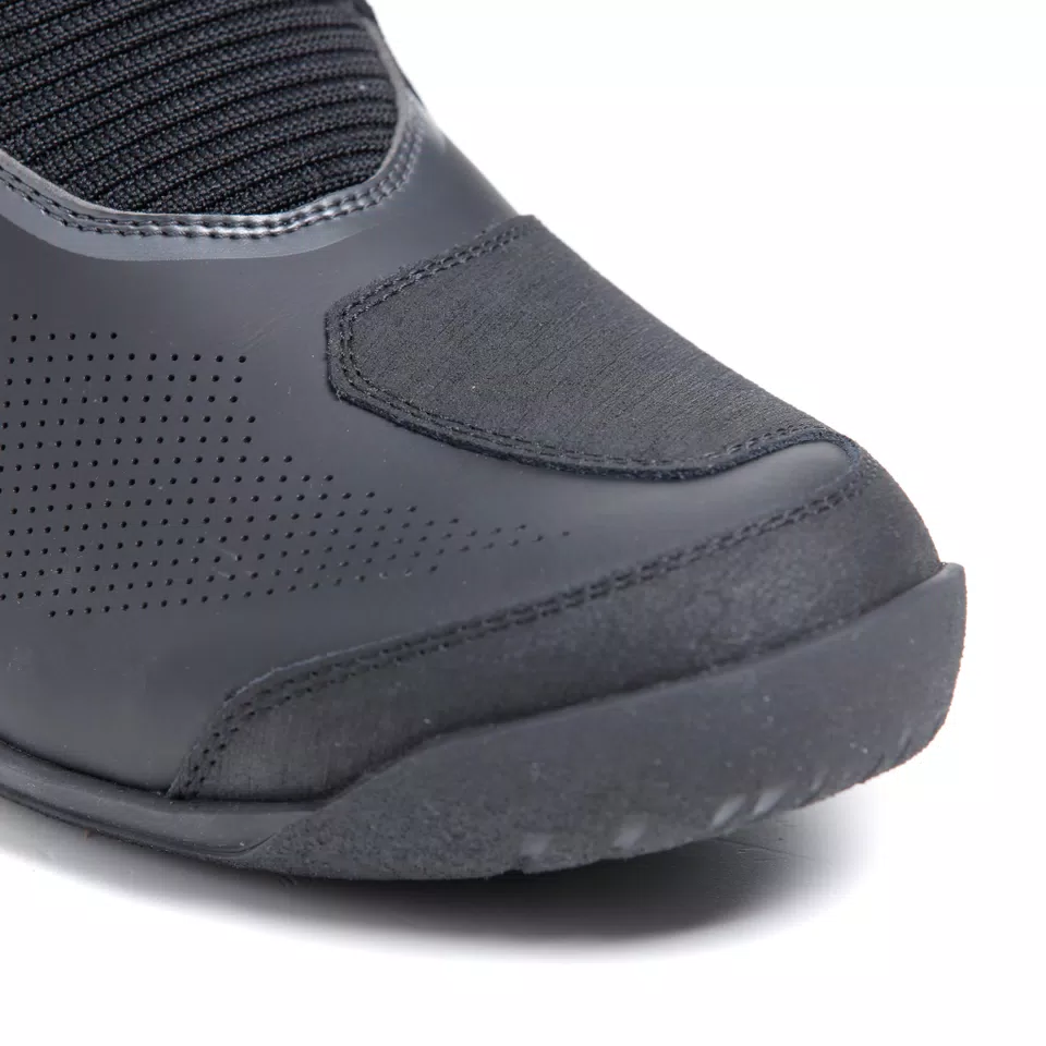 Stivali Moto Uomo In Pelle E Denim - Impermeabili, Rinforzati, Suola Antiolio - Foto 5