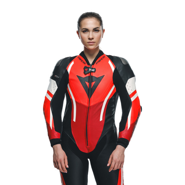 misano-3-perf-d-air-1pc-leather-suit-wmn-black-red-fluo-red image number 6