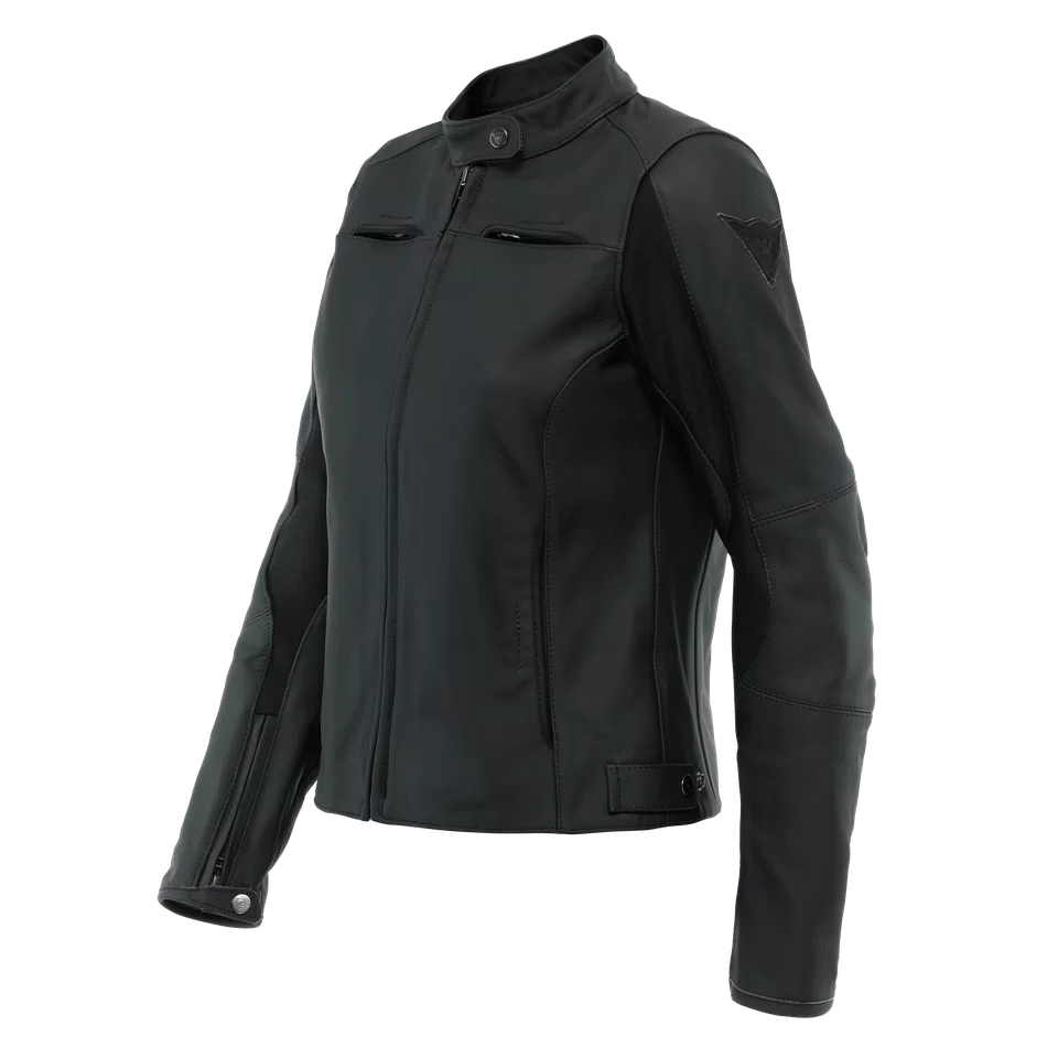 RAZON 2 WOMEN S MOTORCYCLE LEATHER JACKET BLACK Dainese