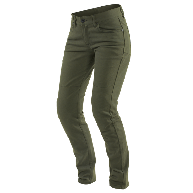 classic slim lady tex pants olive