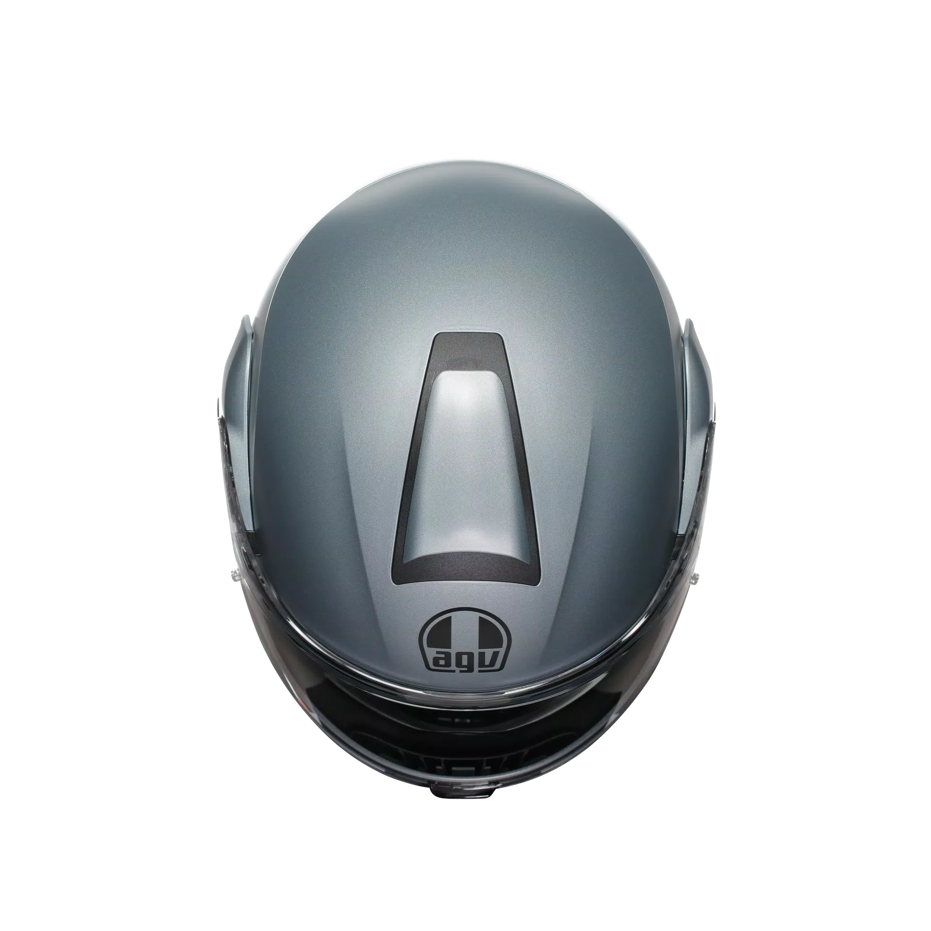 STREETMODULAR MONO MATT SILVER - MOTORBIKE FLIP UP HELMET E2206