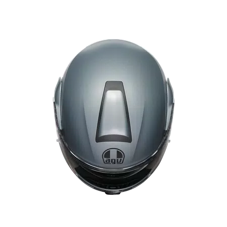 STREETMODULAR MONO MATT SILVER - MOTORBIKE FLIP UP HELMET E2206 -  - 7