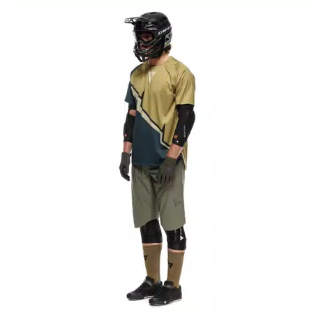 HG AER JERSEY SS - MEN'S SHORT SLEEVE BIKE T-SHIRT - BLUE/AVOCADO OIL/BLACK - 3