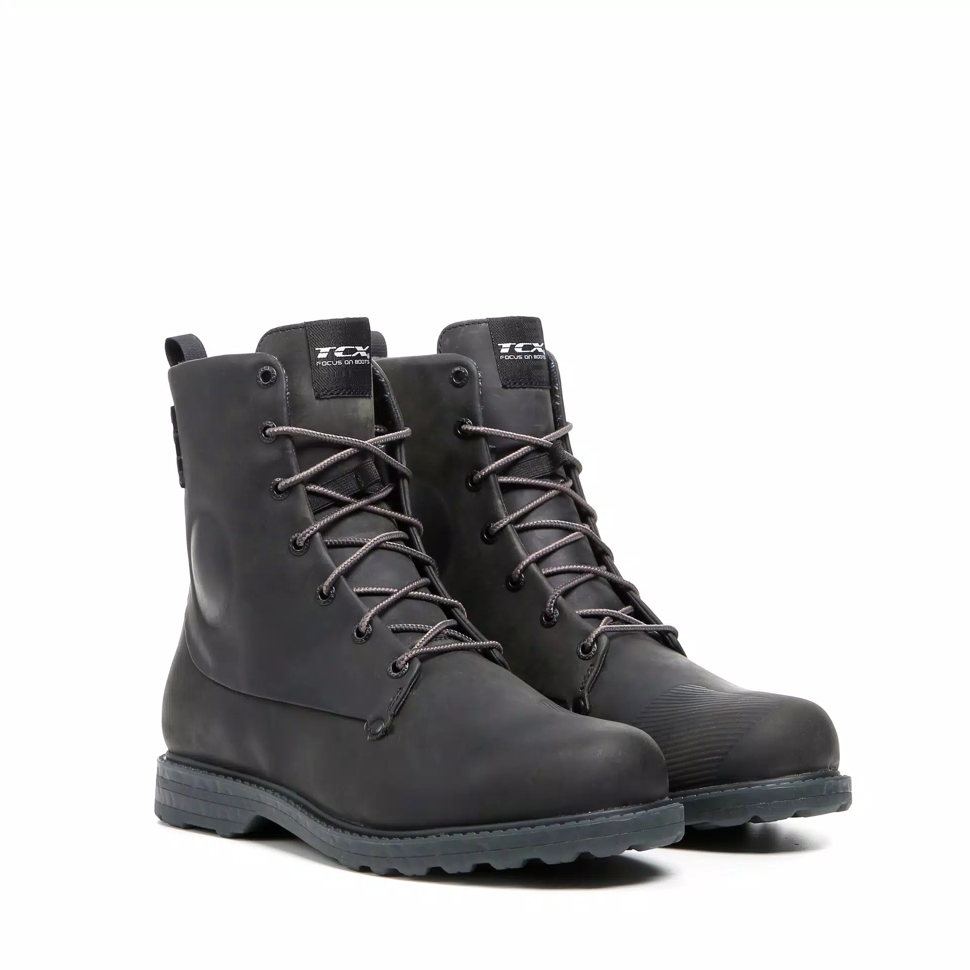BLEND 2 WP MEN'S WATERPROOF MOTORCYCLE BOOTS - BLACK