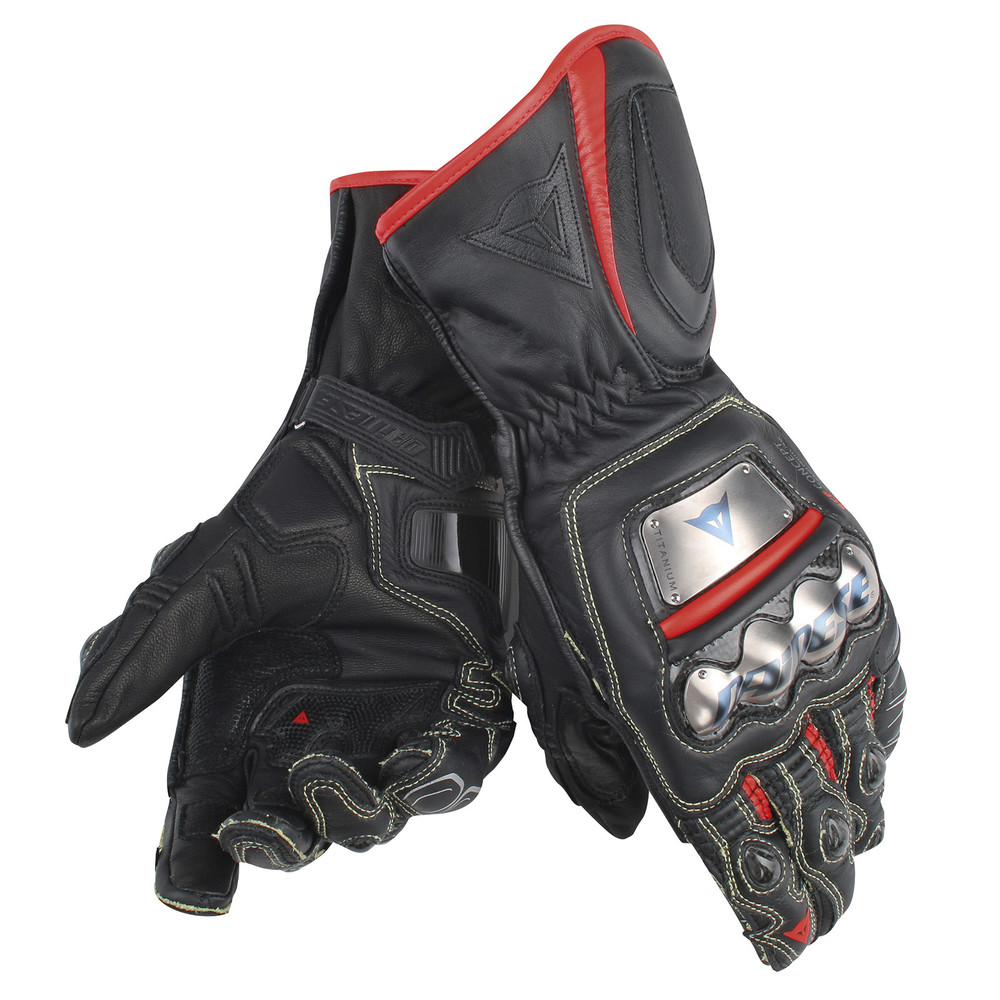 full-metal-d1-gloves-black-red-fluo image number 0