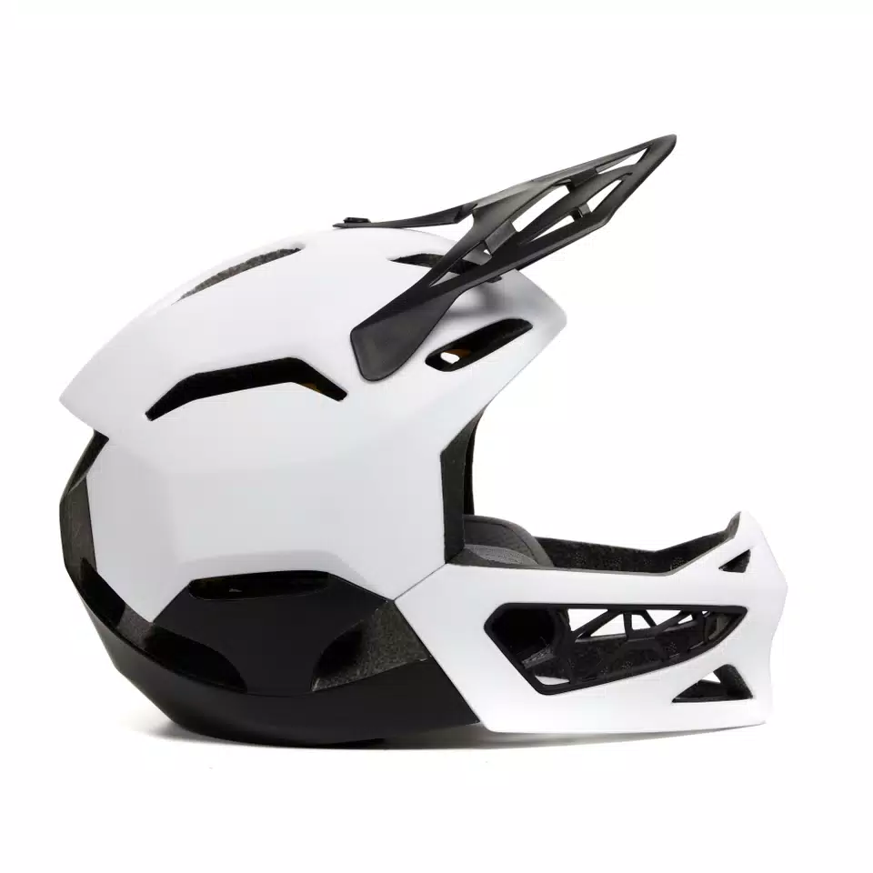 LINEA 01 MIPS - FULL FACE BIKE HELMET - WHITE/BLACK - 6
